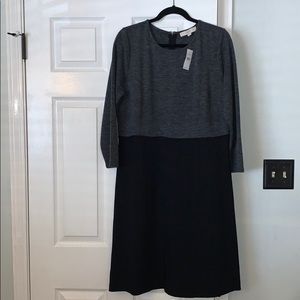 Loft mixed media dress NWT size 16